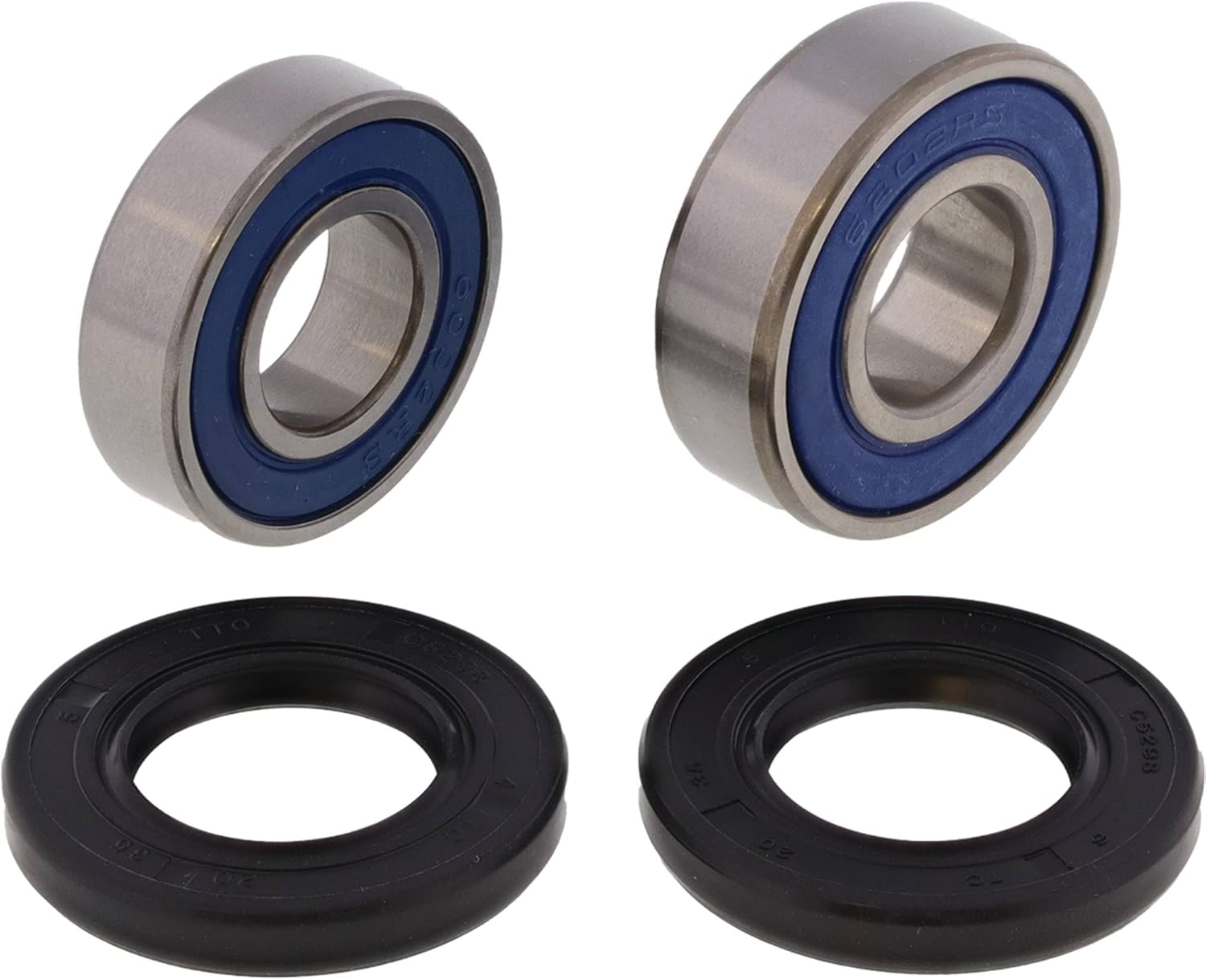 All Balls Racing 25-1168 Wheel Bearing Seal Kit Compatible with/Replacement for Suzuki Yamaha