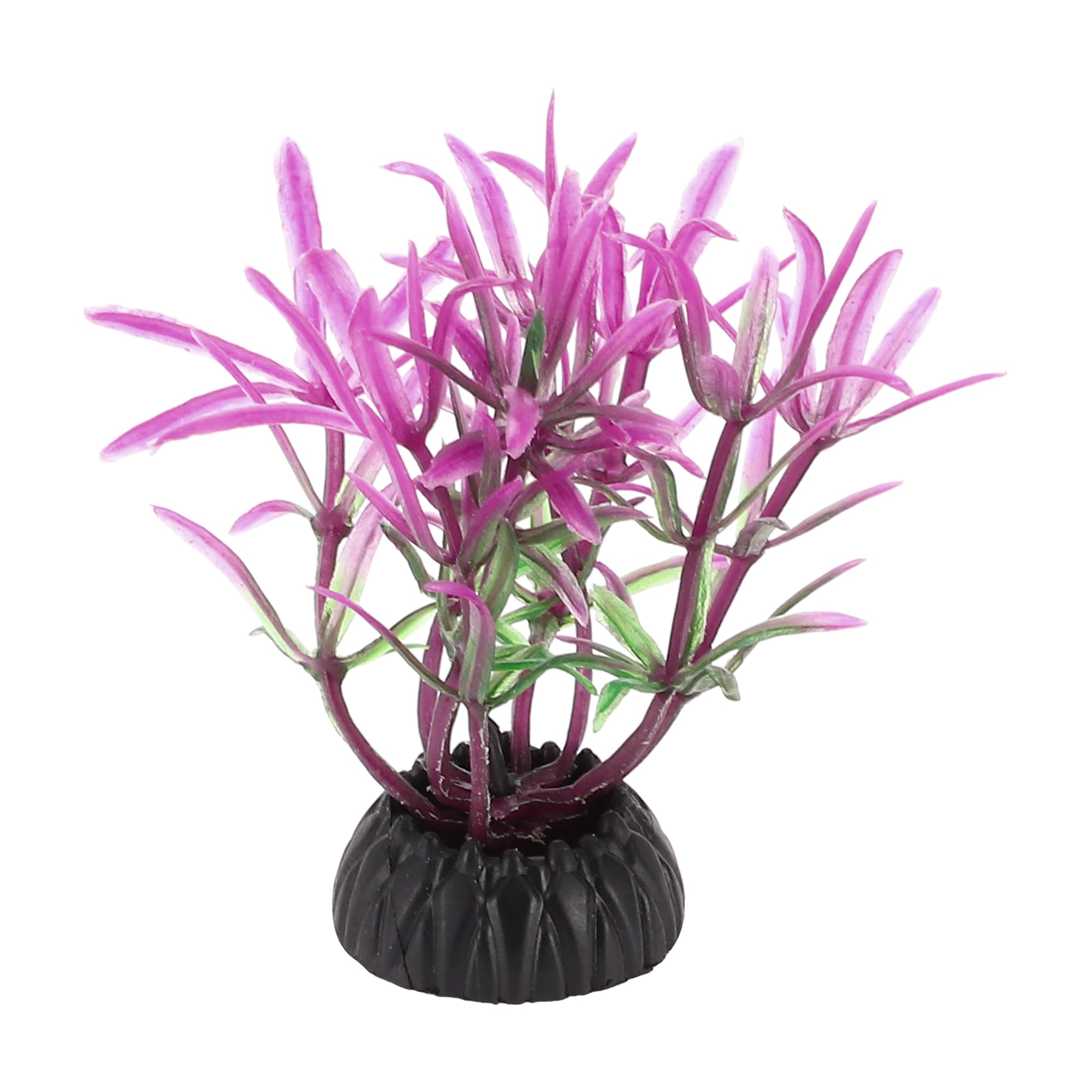 CAPASTEC Plastic Aquarium Plants, Small Aquarium Plastic Plants, Purple