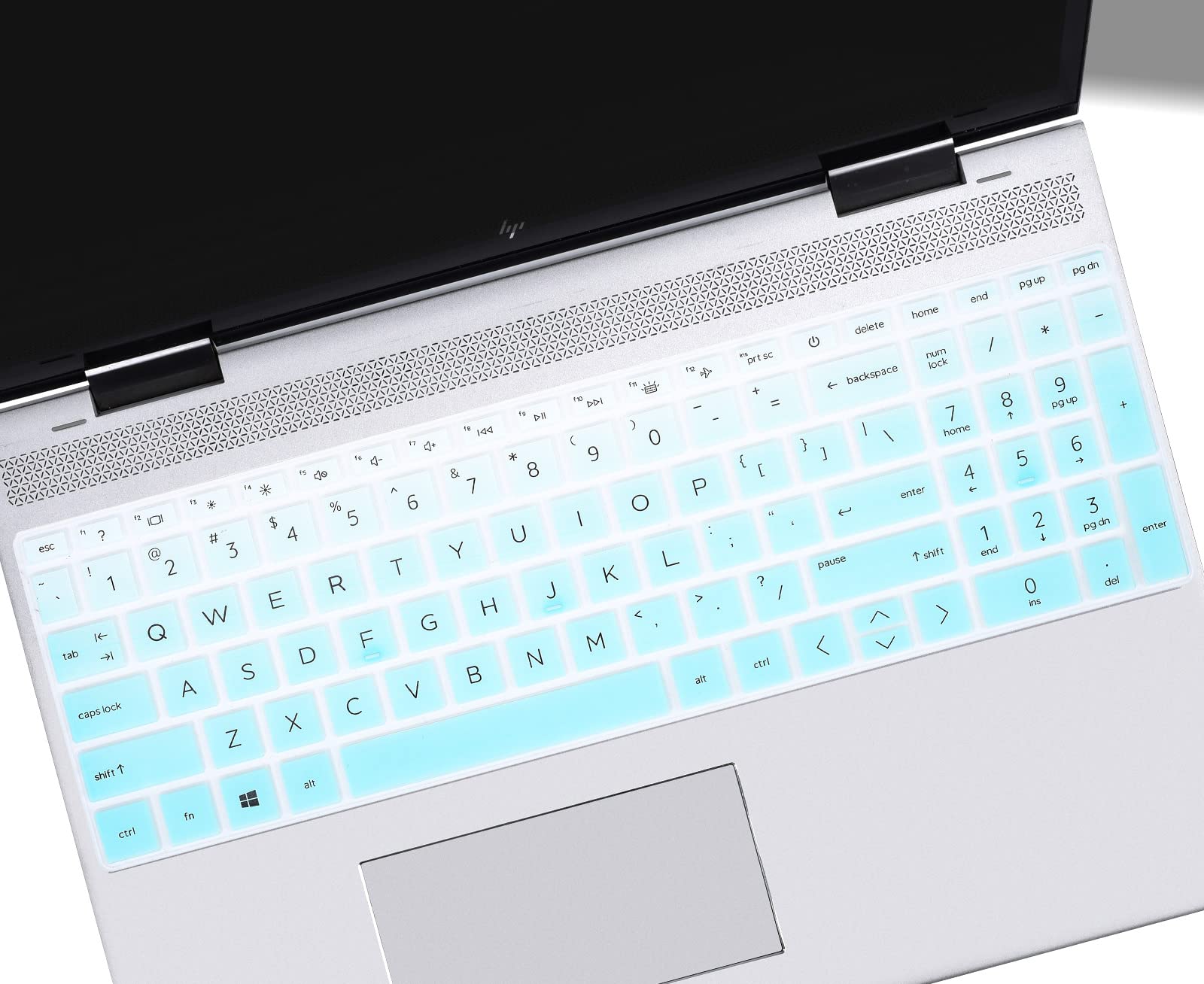 Keyboard Cover for 2022 2021 HP 17z 17-cp/cn Laptop 17z-cp000 17z-ca200 17-cn0023dx cn1053cl cn1063cl cn0010nr cn0021nr cn0013dx cp0025cl cp0035cl cp1035cl cp0076nr cp1124od cp0056 Skin-Gradual Mint