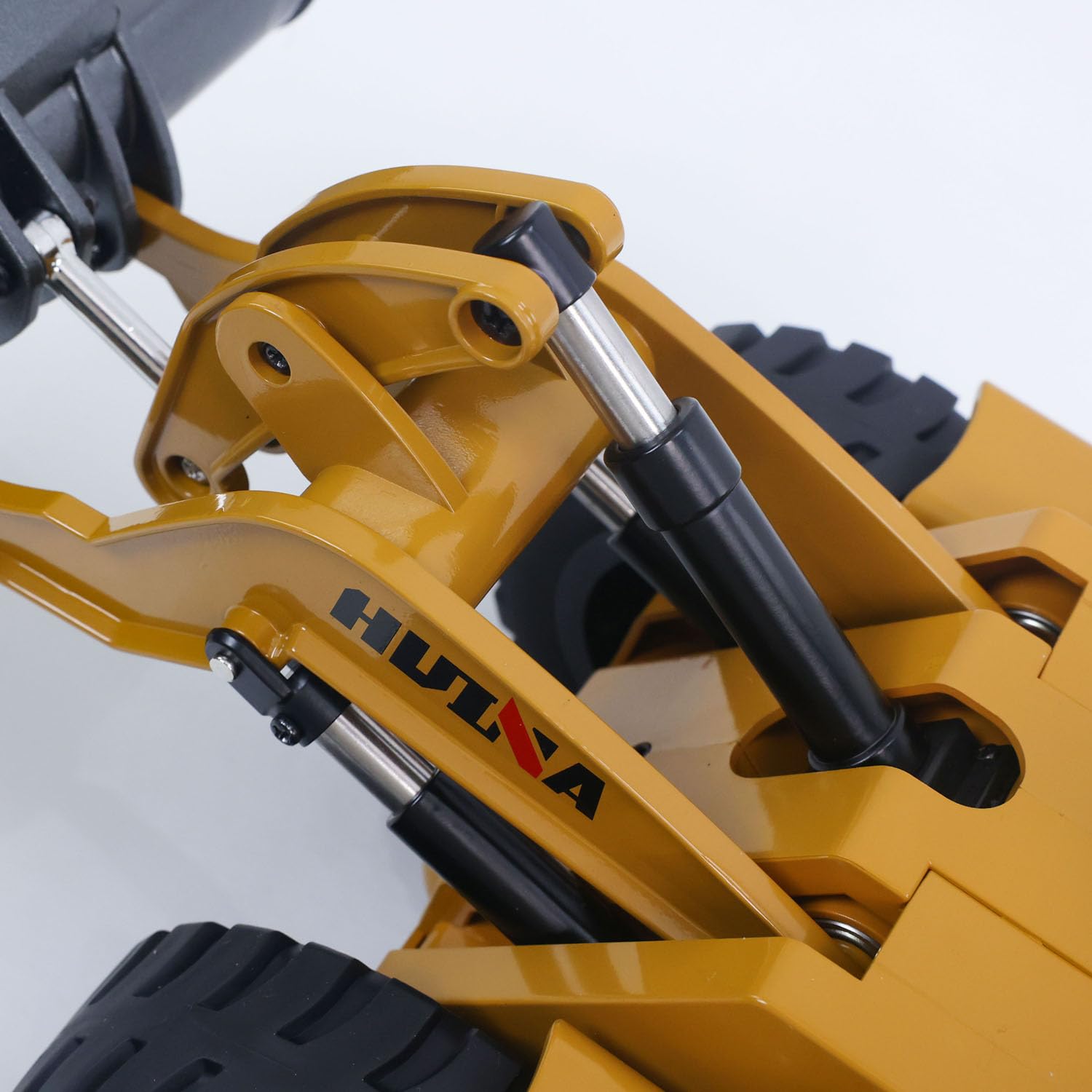 1/14 HUINA Giocattoli 2.4G 10CH Radio Controlled Loader 1583 Sistema di Sollevamento Elettrico Luci Suono RC Costruzione Veicoli Assemblati