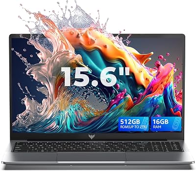 ACEMAGIC 15.6 Zoll FHD Laptop Computer – Quad-Core N-95 Prozessor bis zu 3.4GHz（Beat N5095） Laptop, 16GB DDR4 512GB SSD Notebook, Unterstützung WiFi 5, BT5.0, 3*USB3.2, 5000mAh
