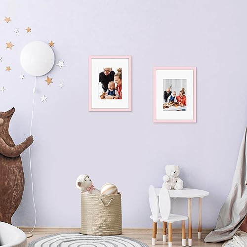 Miniatura 351 de Picrit - Juego de 12 portarretratos de 5 x 7 pulgadas para colgar en la pared o exhibir sobre una mesa, para fotos de 4 x 6 con paspartú o 5 x 7