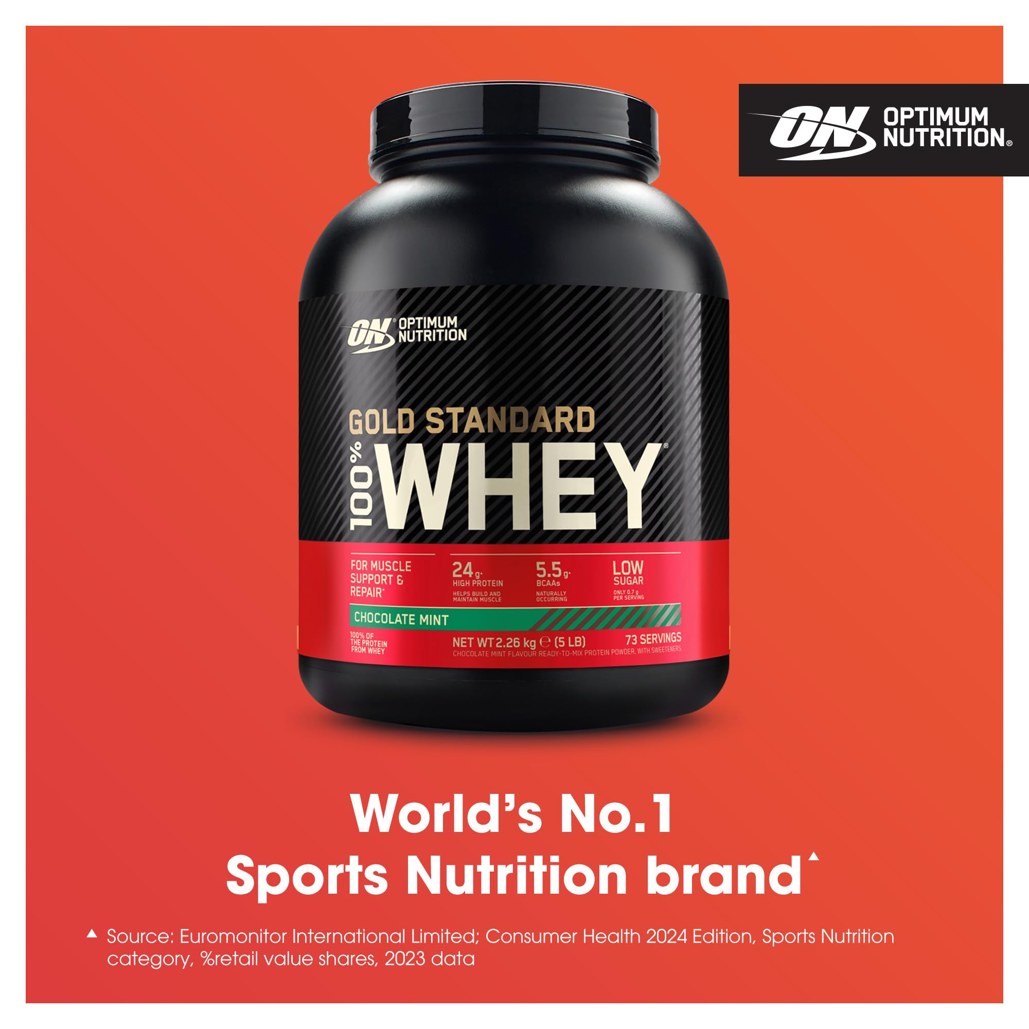 Optimum Nutrition Gold Standard 100 Whey Chocolate Mint OPTIMUM