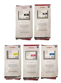 Canon PFI-207BK/M インクカートリッジ 300ml Amazon.com: Canon PFI-207 300ml Ink Tank for Canon iPF680
