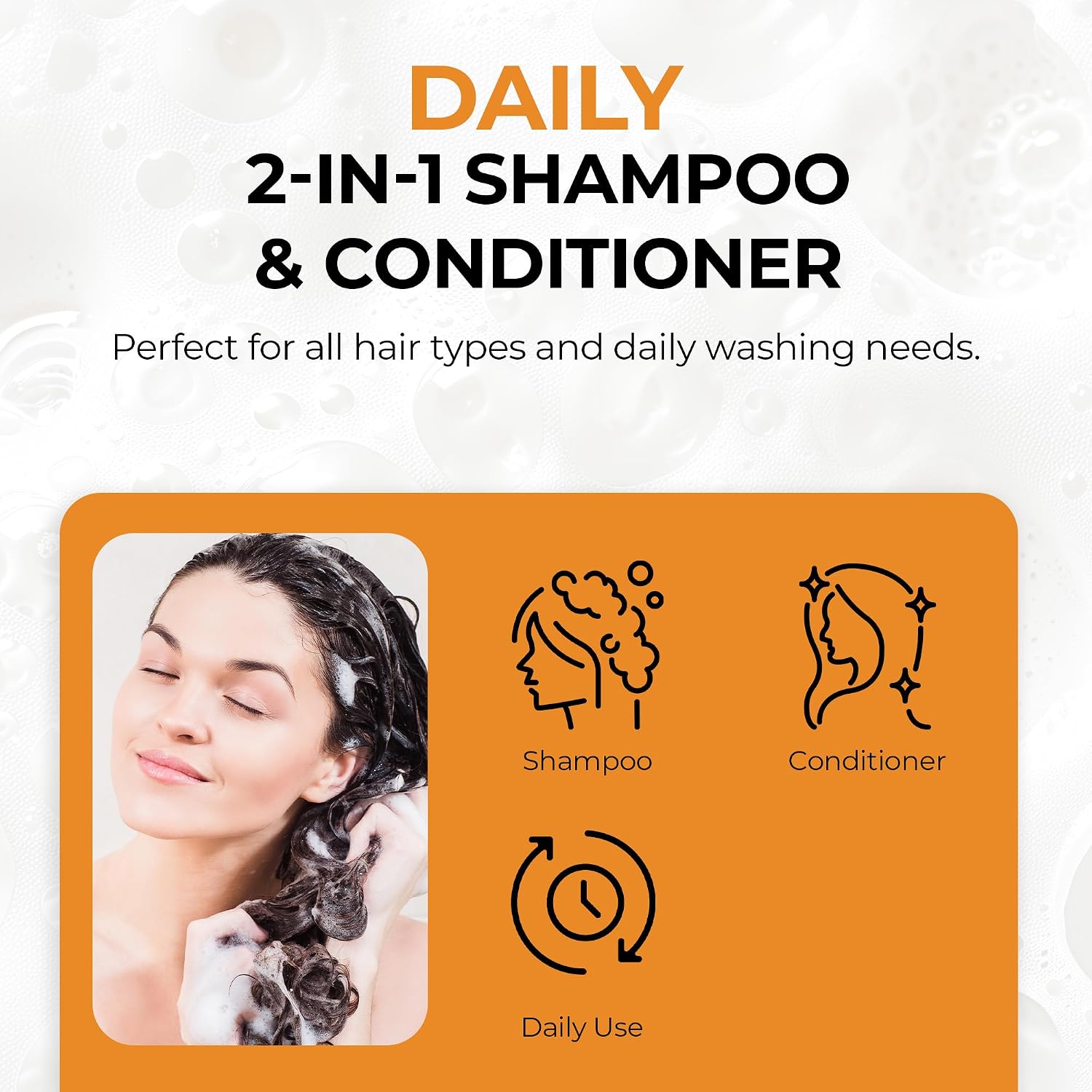 RA COSMETICS Batana Oil 2-in-1 Strengthening Shampoo & Conditioner – Promotes Hair Growth, Reduces Hair Thinning, Hydrates & Repairs Dry, Damaged Hair – Sulfate & Paraben-Free Natural Hair Care - 8oz