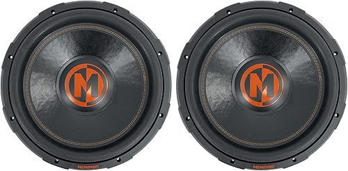 Memphis (2) Audio MJP1522 15 "1500w MOJO Pro Subwoofers de audio para coche DVC 2 ohmios Subs