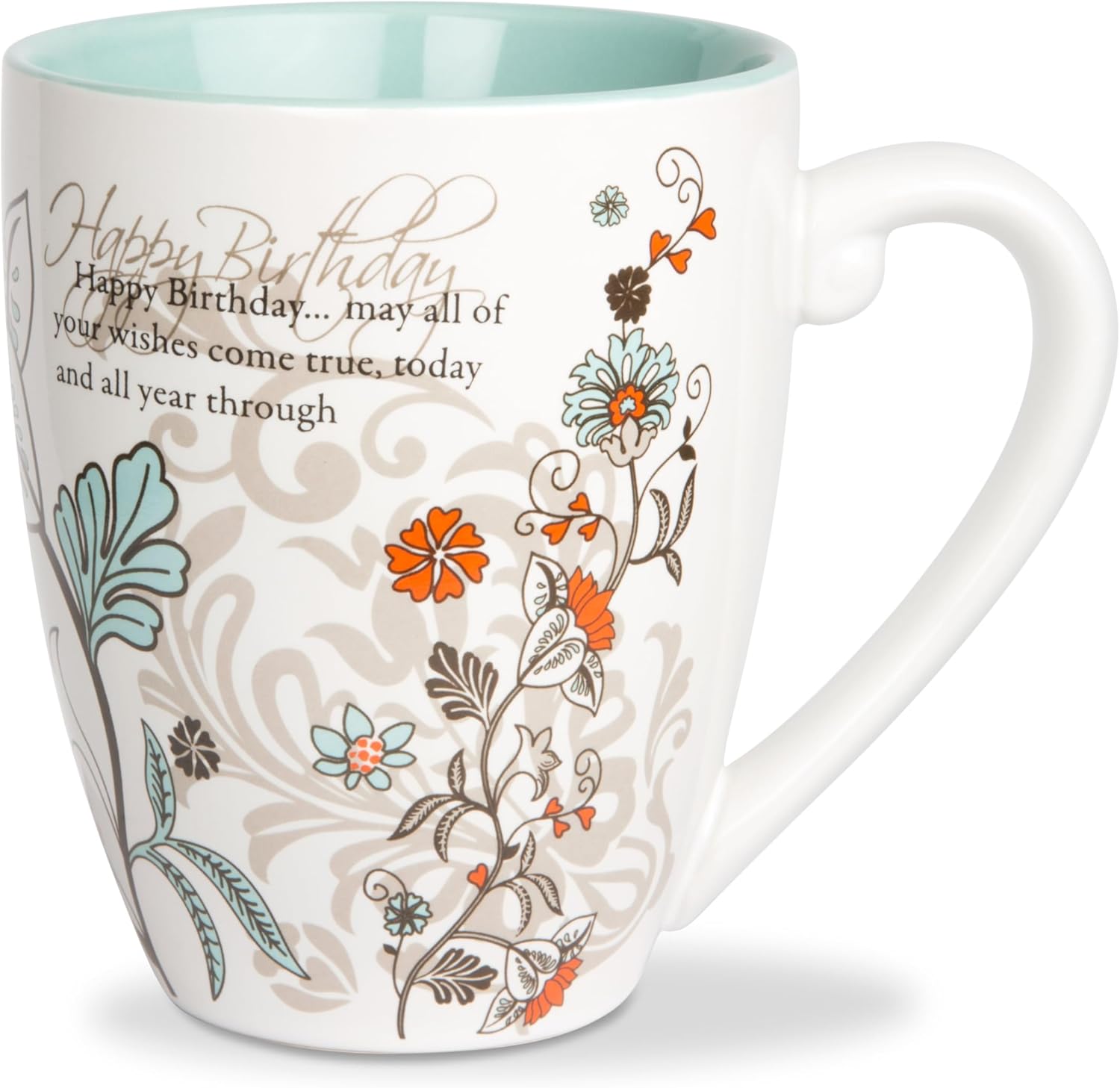 Mark My Words Happy Birthday Mug, 4-3/4-Inch, 20-Ounce Capacity