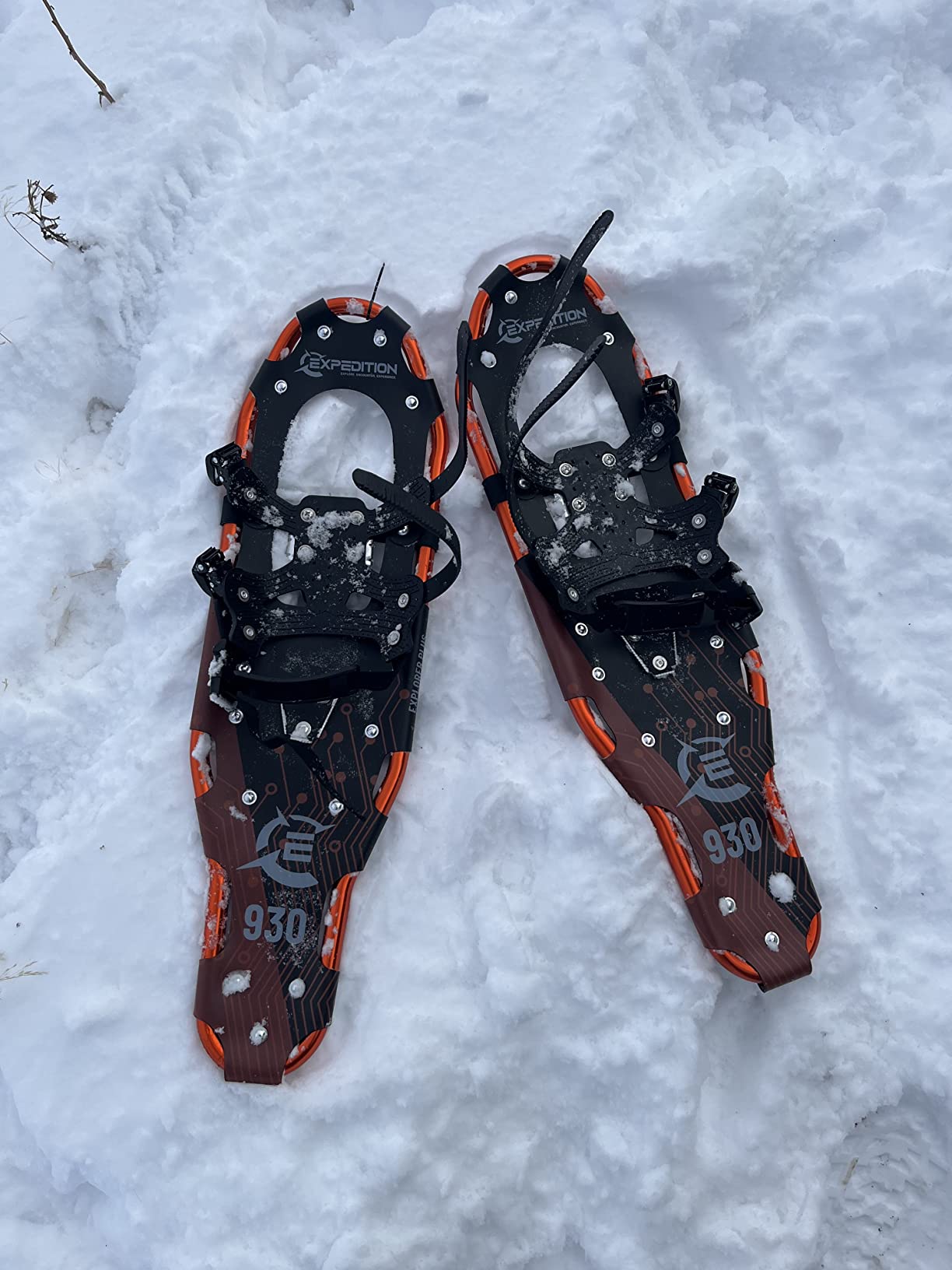 12/mo Finance Explorer Plus Lightweight Aluminum Frame Snowshoes