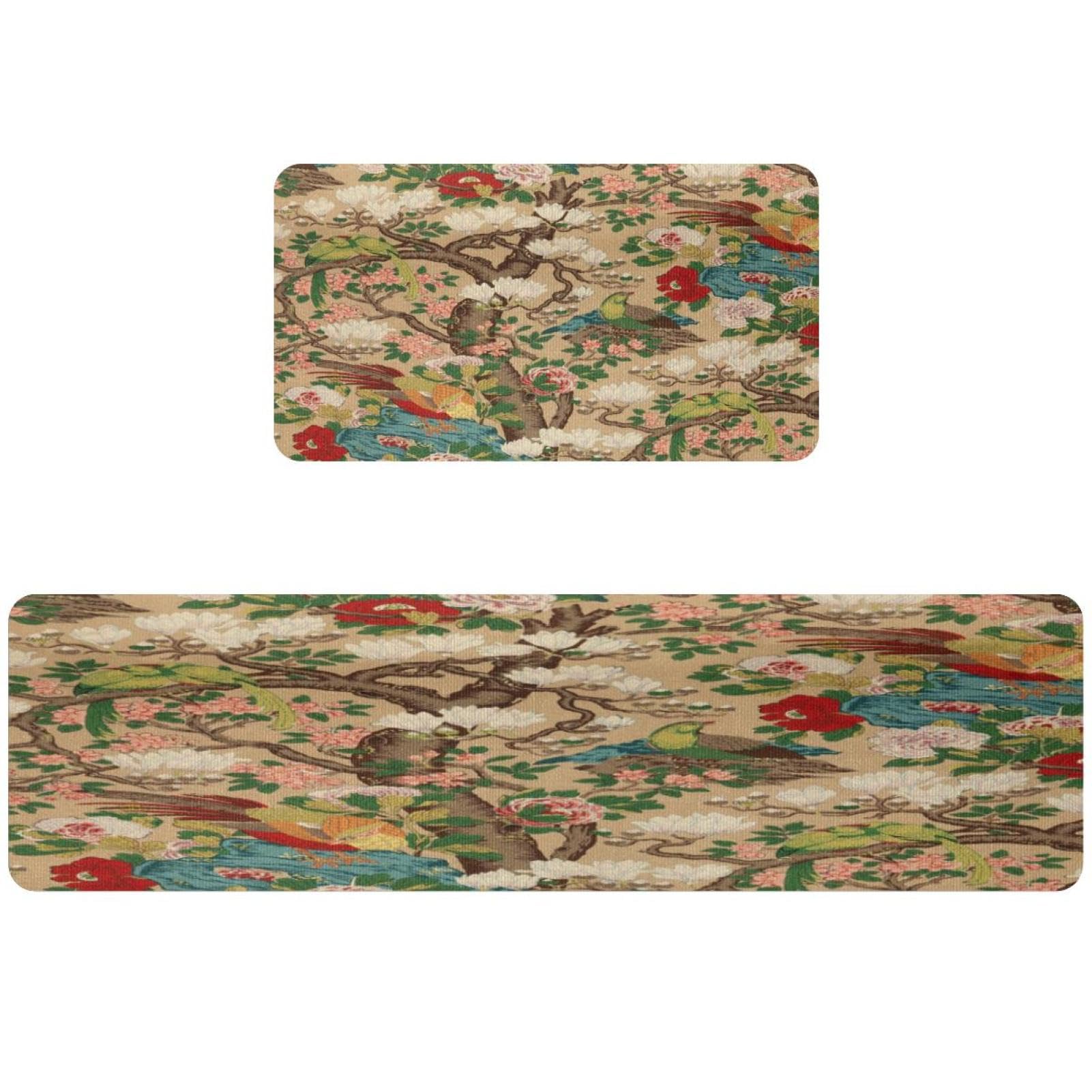 Alfombra de cocina lavable VAPOKF alfombrillas de cocina antideslizantes y absorbentes 2 piezas