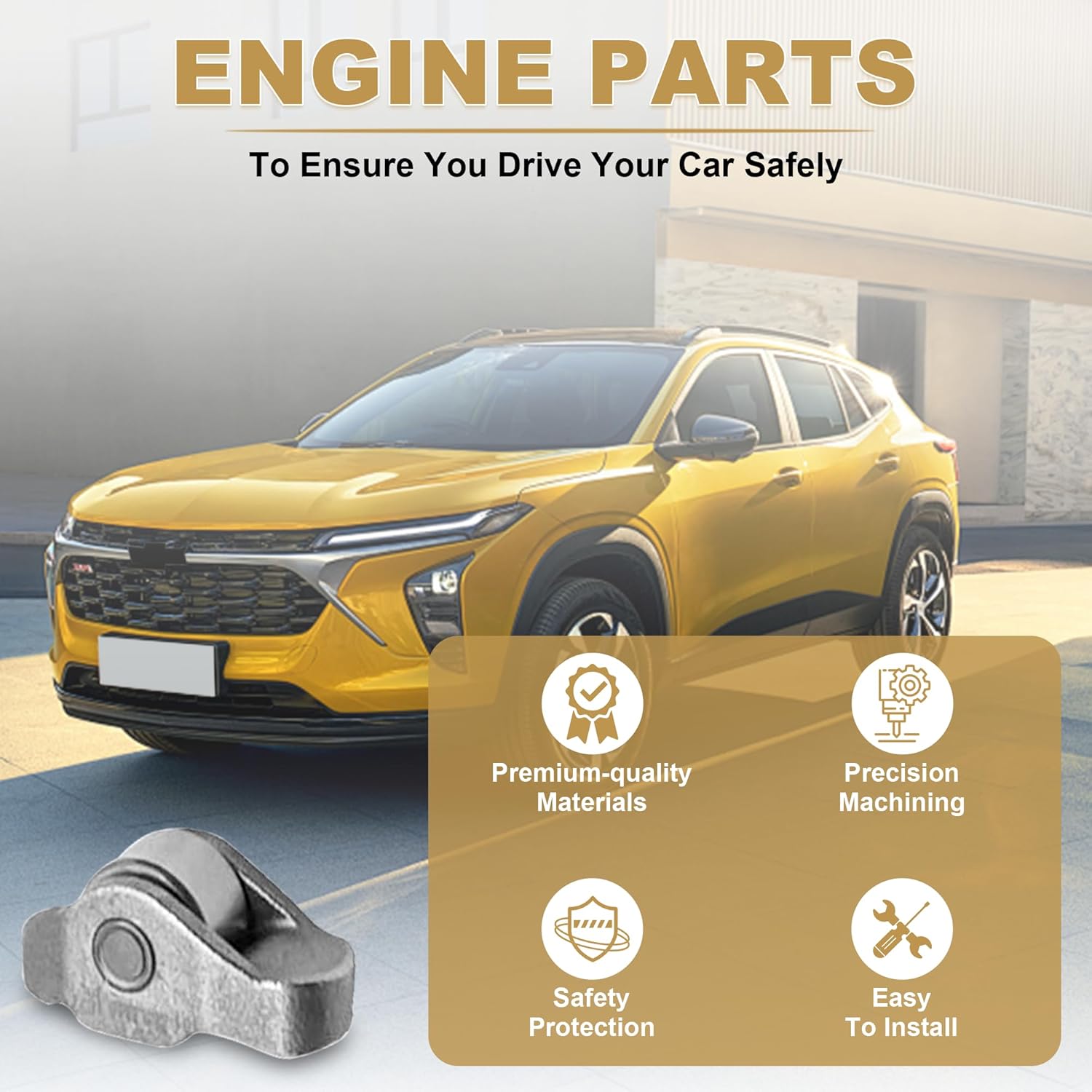 PartsFlow 16PCS Rocker Arm For 1999-2017 Buick Envision Regal Verano Cadillac ATS CT6 For Chevrolet Camaro Colorado Equinox Impala GMC Canyon Terrain 2.5L/2.8L/3.6L l4 V6 12656486 24100004 12565203