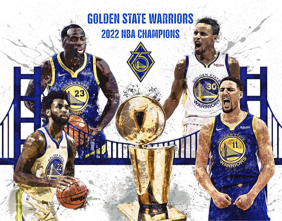 NBA ウォリアーズ 2022 優勝記念ポスター　A2サイズ Amazon.co.jp: NBA ウォリアーズ 2022 優勝記念ポスター A2
