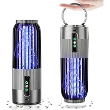 Bug Zapper Outdoor Indoor, Mosquito Zapper with Safety Grid, Cordless Fly Trap with Purple Light, Mosquito Killer for Home, Patio, Backyard, Camping