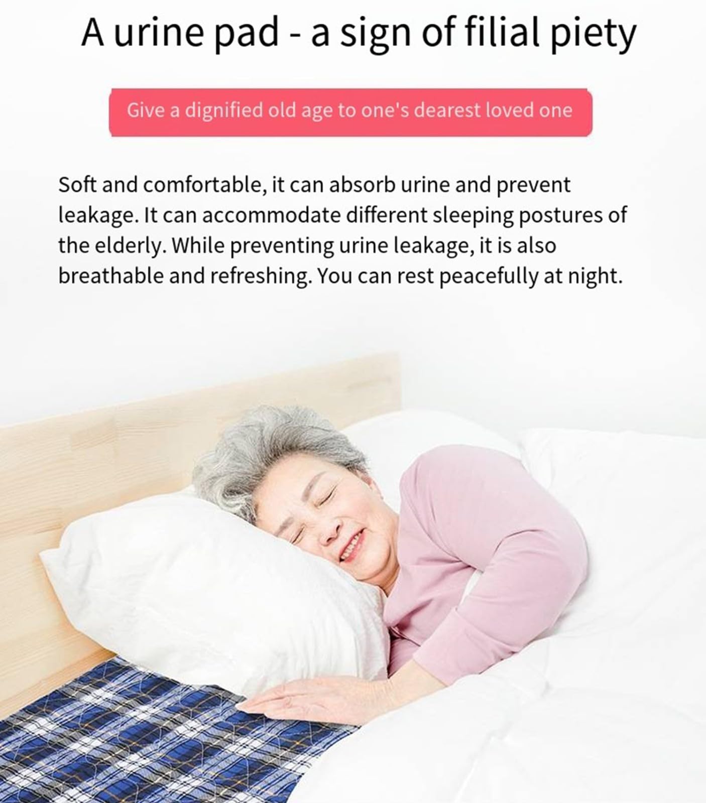 REHOOF Empapadores Incontinencia Cama Adultos Lavables, Protector De Cama Súper Absorbentes Reutilizables, Empapadores Impermeable para Incontinencia, Niños, Adultos Mayores, Encamados A,150×180cm