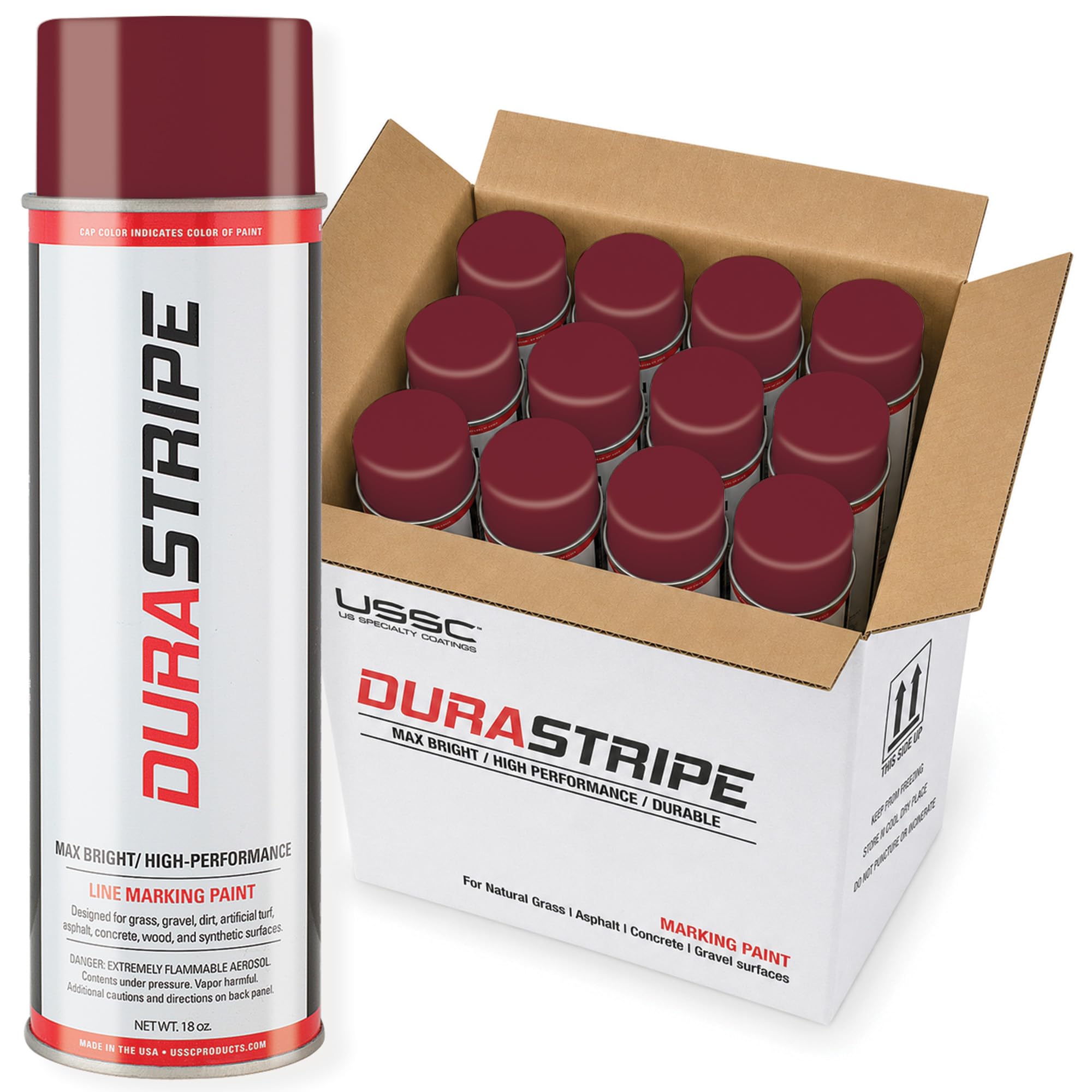 Athletic Field Marking Paint (Cardinal Red)