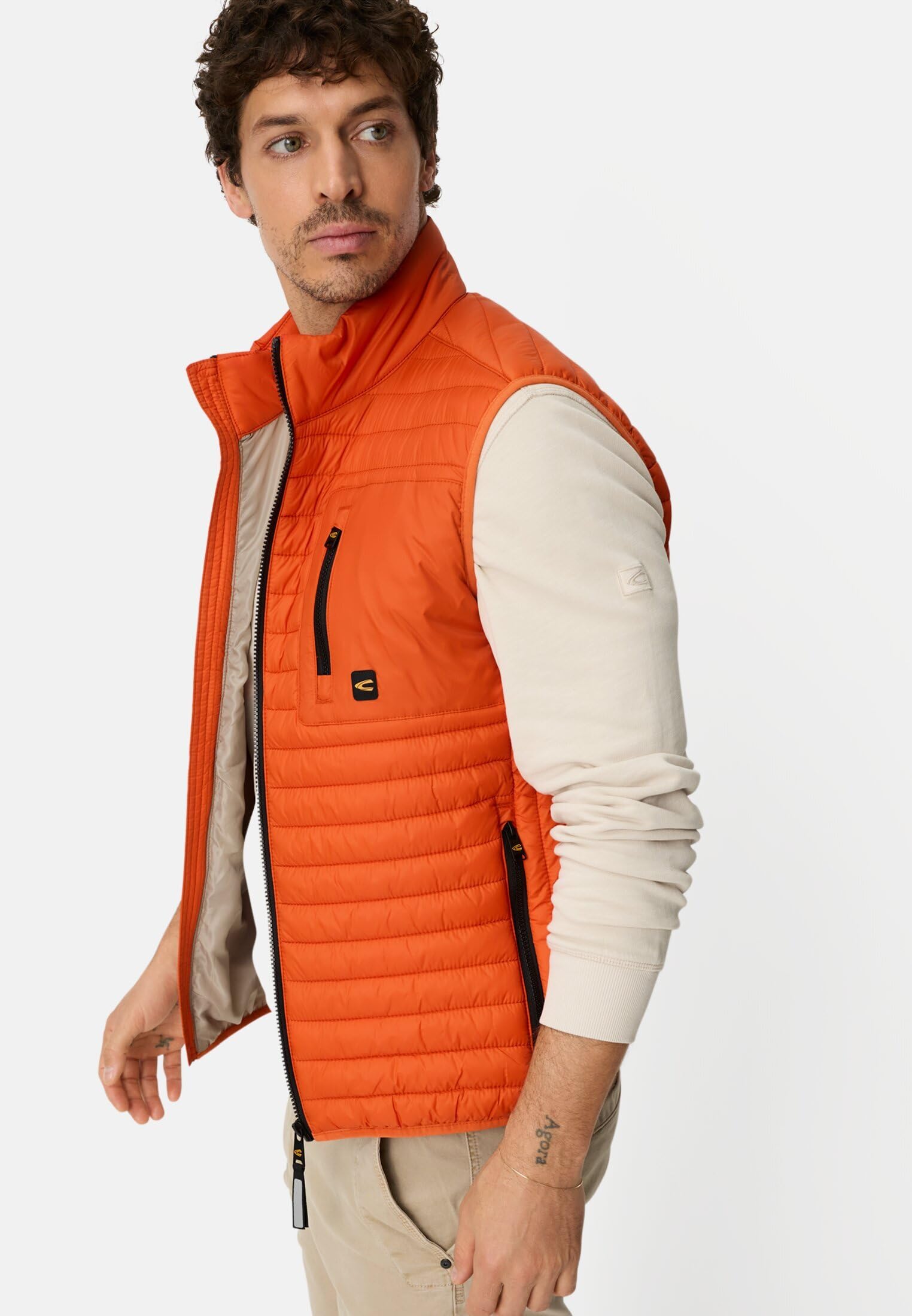 camel active Herren Weste mit wasserabweisender Funktion