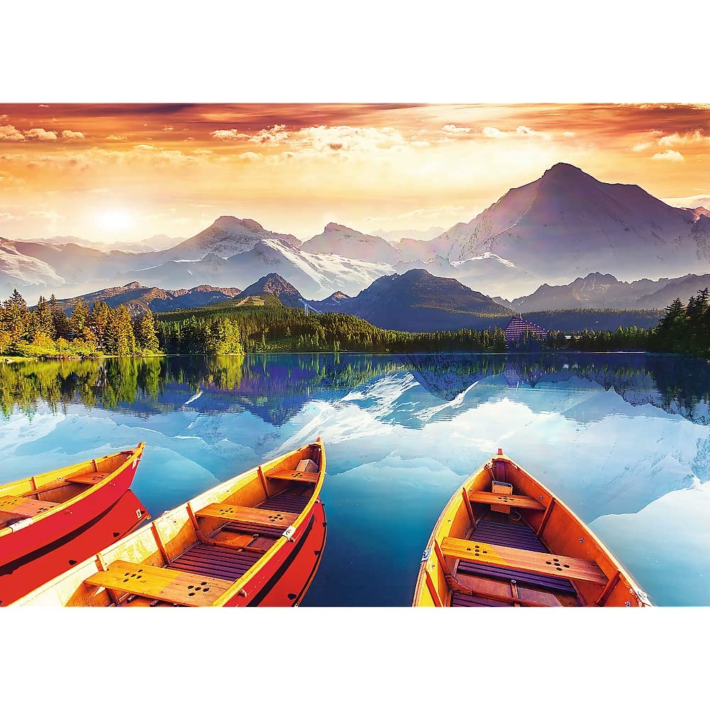 Amazon.com: TREFL 2000 Piece Jigsaw Puzzle, Crystal Lake, Idylic Landscape,  Mountains and Lake, Adult Puzzles, Trefl 27096,Coloured : Toys & Games