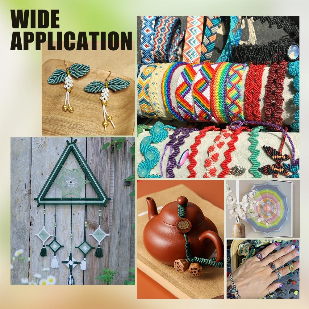 Filo Di Nylon Per Macramè - 20 Colori, 1mm X 24m, Per Perline E Nodi Cinesi - Foto 8