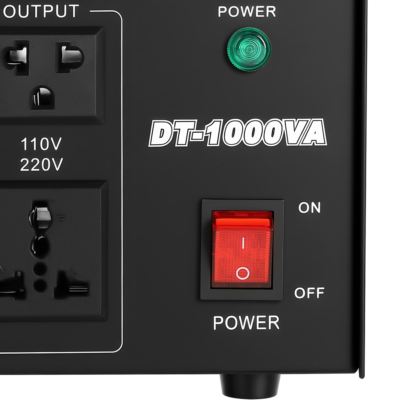 Trasformatore di tensione, 110 V, 220 V, adattatore da viaggio per tutti i dispositivi elettronici ed elettrici (1000 W)