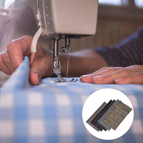 Miniatura 2 de Exceart - Juego de 5 piezas de tela de algodón de Navidad con cuadrados de tela de remiendo de tela hecha a mano para manualidades, guirnaldas de