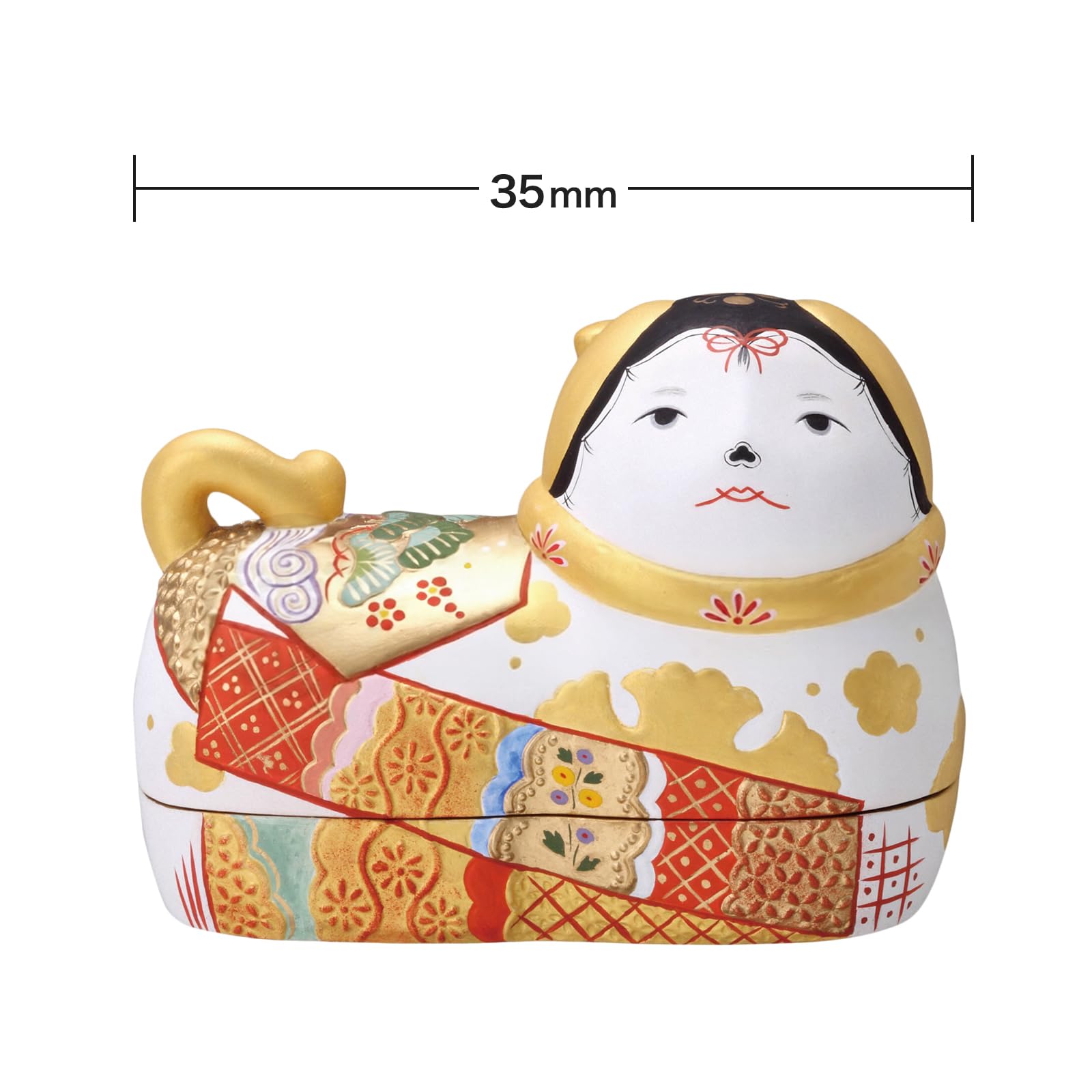 Amazon｜薬師窯 須はら 錦彩 犬筥(大・左)(白)｜急須 オンライン通販
