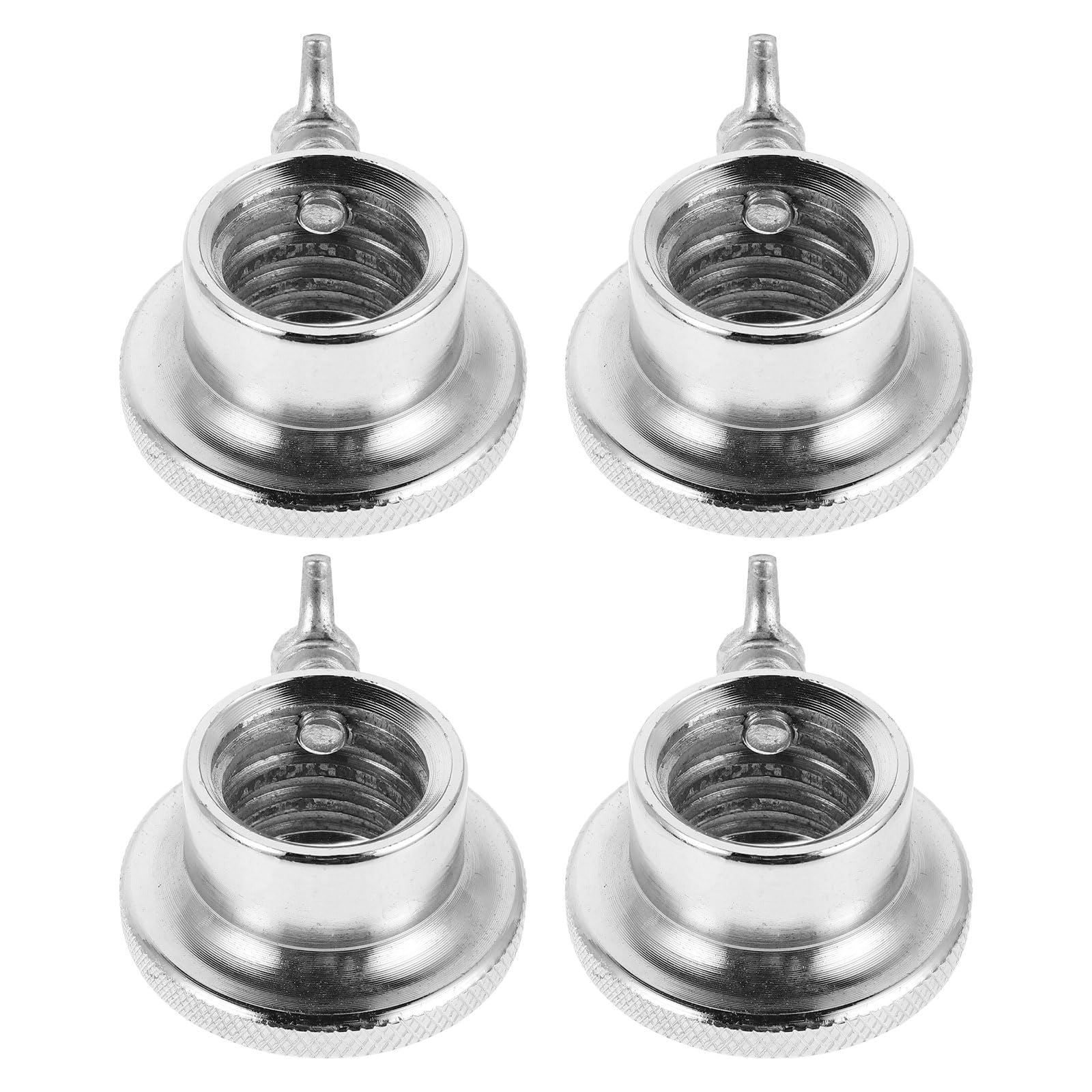 Abrazaderas Antiaflojamiento para Mancuernas, Tuercas de Seguridad de Acero 2.8 Cm, Pack 4 Piezas, Accesorios para Barras de Pesas Ajustables, Bloqueo Seguro para