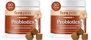 Fera Pets Probiotics for Dogs with Prebiotics and Postbiotics