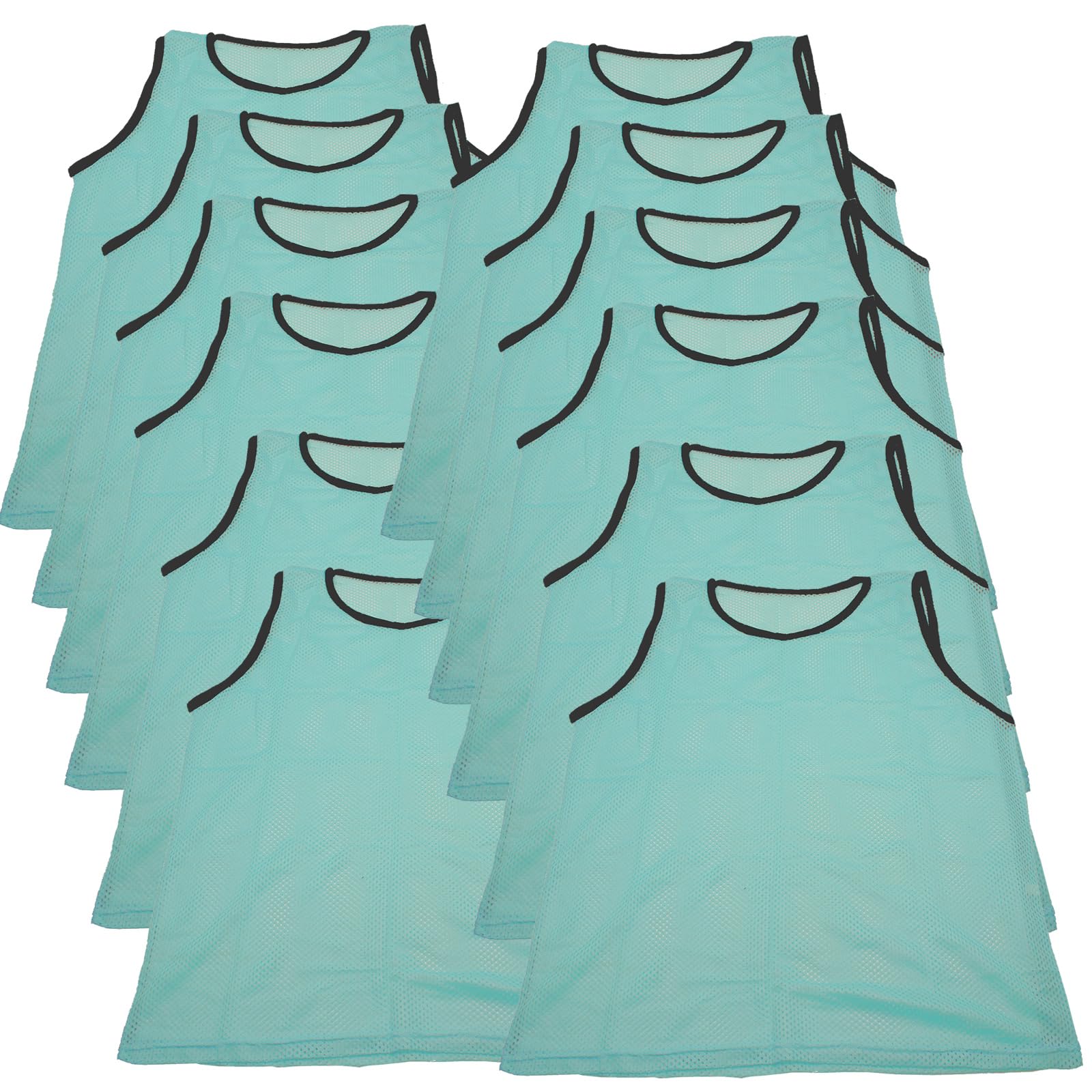 BlueDot Trading Adult &amp; Youth Scrimmage Training Vests for Soccer, Basketball &amp; More – Available in 1, 6, 12, 24 Packs