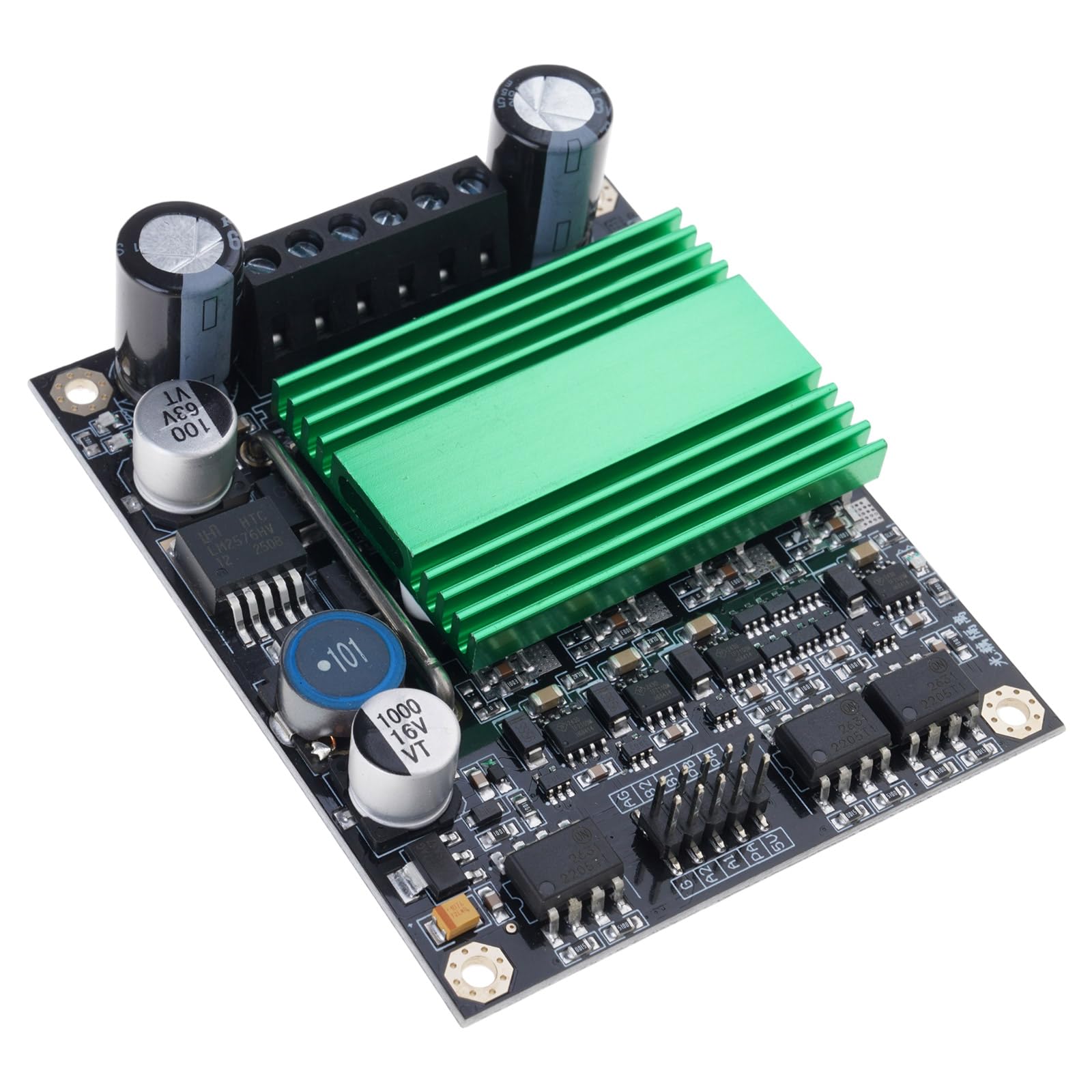 Canal 100A H Puente Módulo controlador de motor eficiente disipación de calor 12V 48V controlador de motor