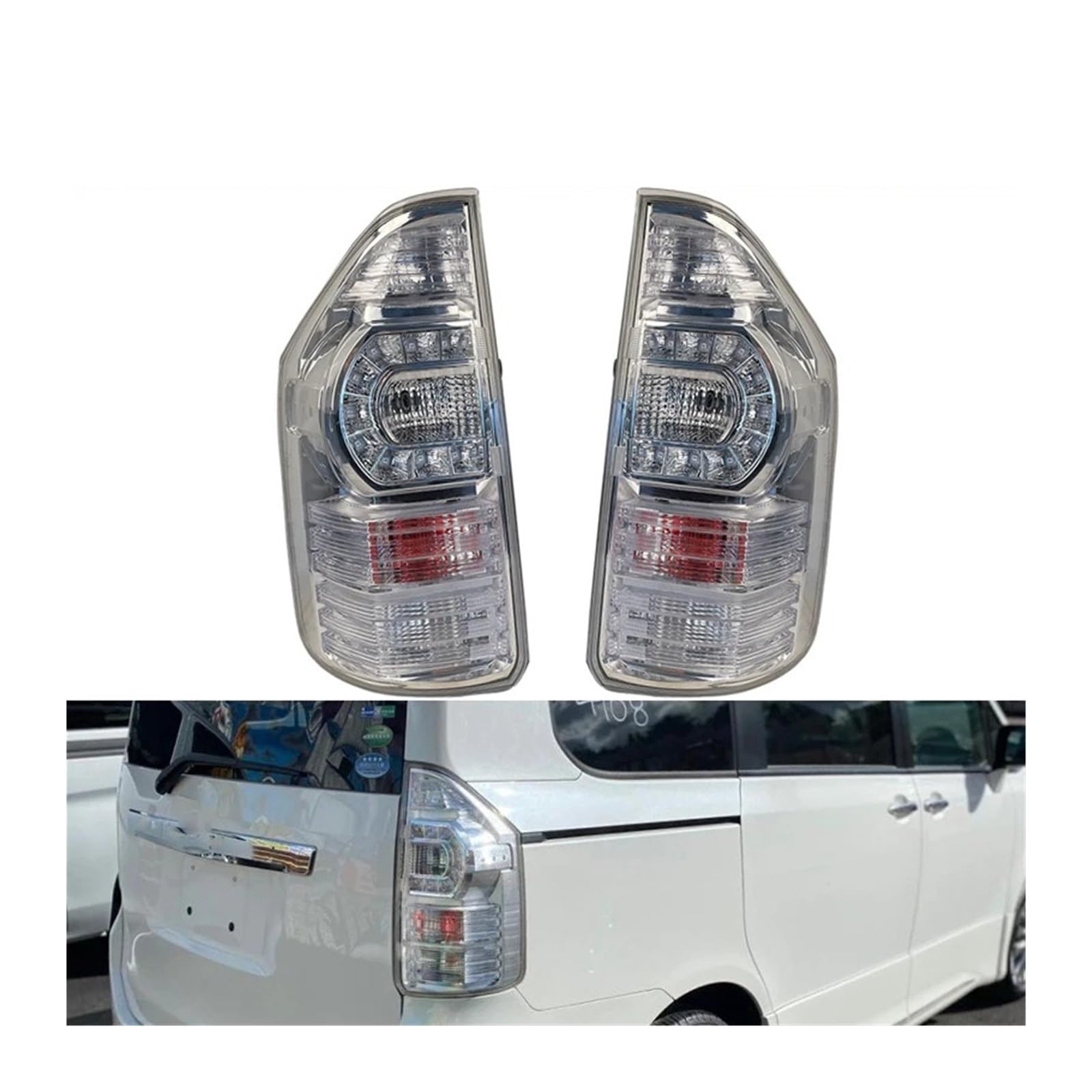 Amazon.com: FURREN Car Rear Tail Light Compatible with Toyota Voxy