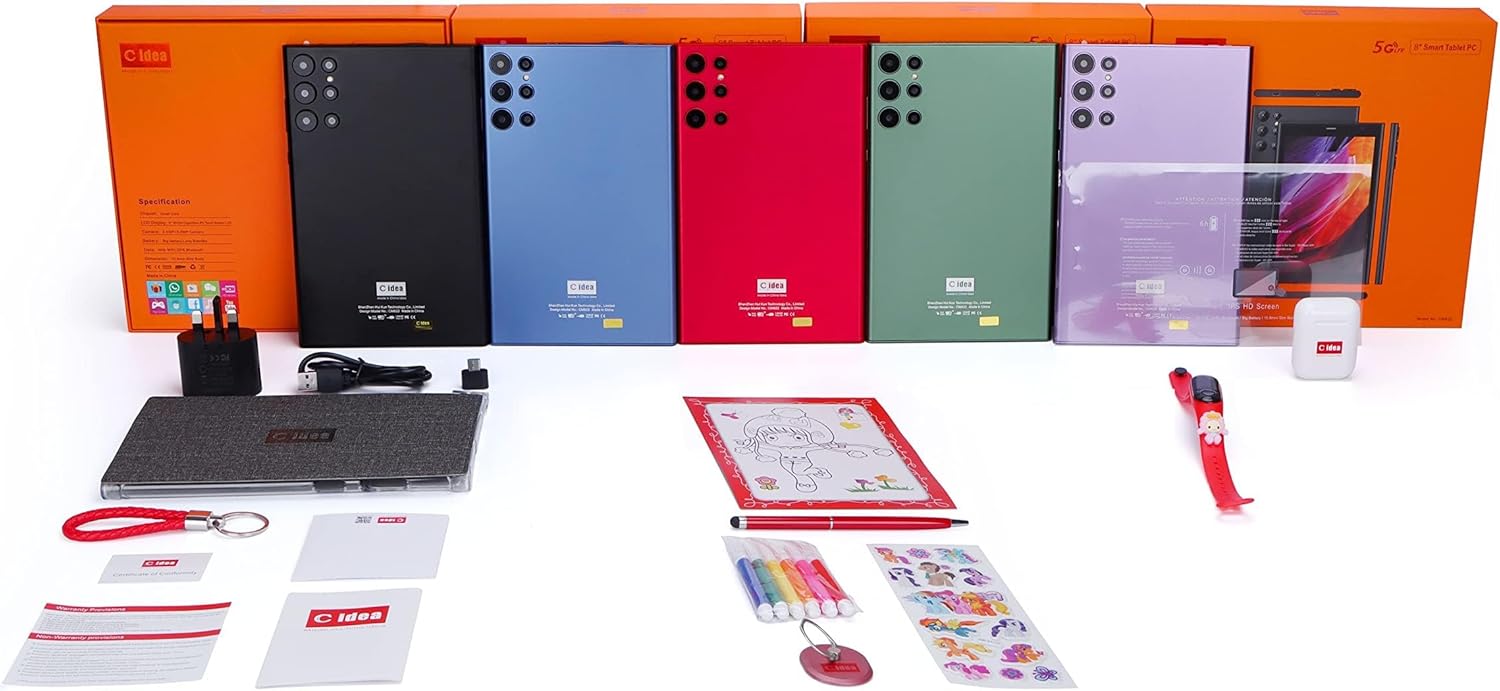 C idea CM822 Tablet Package Contents