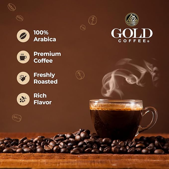 Café Gold Coffee Co. Lunesa Premium Blend - Tostado Oscuro, Grano Entero miniatura 4