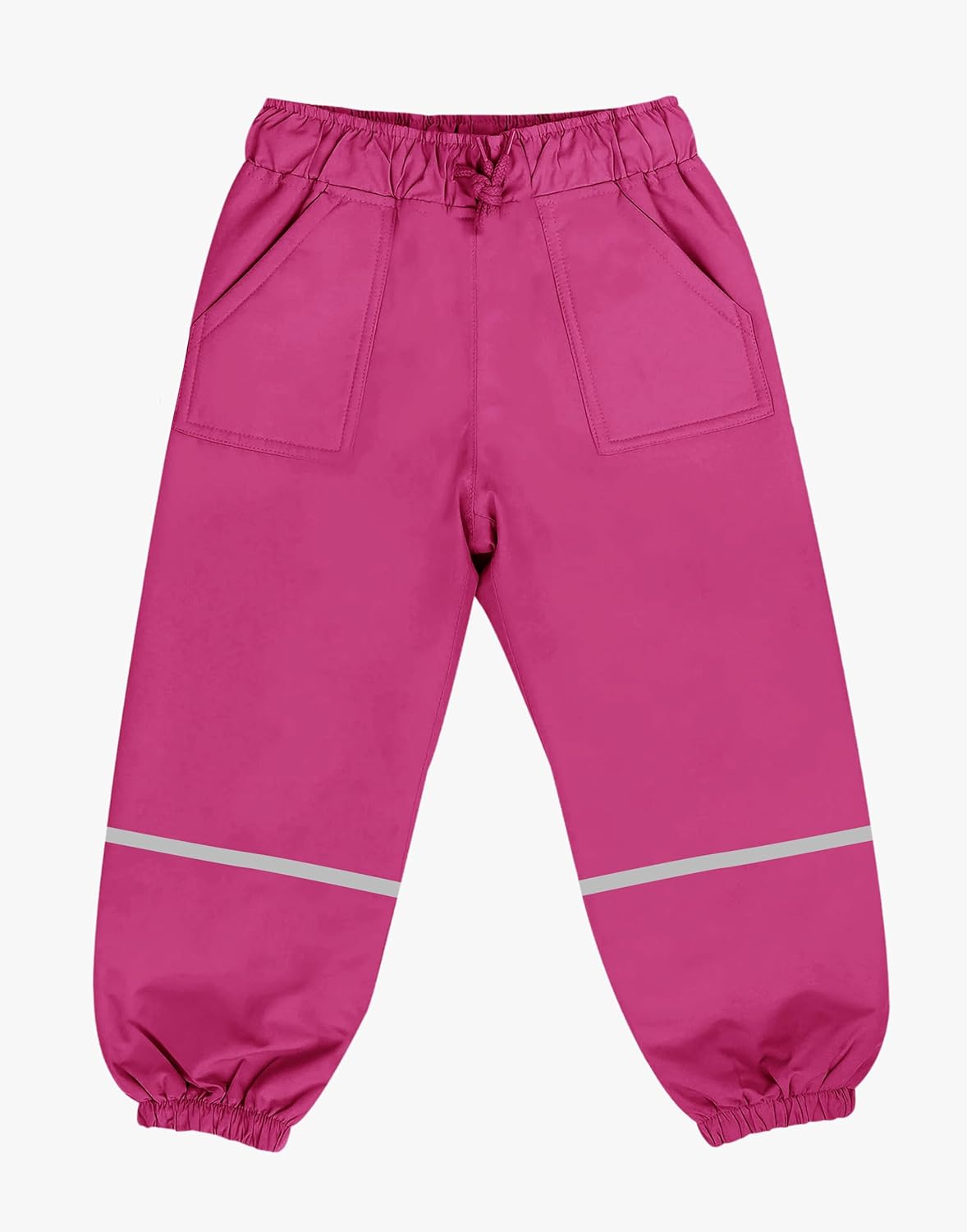 2T/3T/4T/5T Toddler Snow Pants Waterproof Fleece Lined Winter Warm Ski Rain Pants with Drawstring for Kids Boys Girls - Image 2