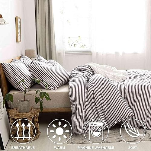 Vista 14 de Nanko Juego de edredón de tamaño individual XL, color verde oscuro, verde oliva, relleno de edredón alternativo para todas las estaciones, relleno