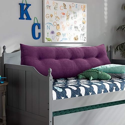 Miniatura 5 de Almohada de cuña grande para cabecero, cojín de respaldo para adultos para sentarse en la cama, almohada ergonómica de lectura para posicionamiento