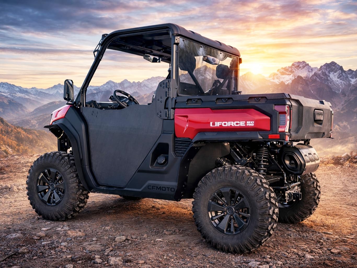 Spike CF Moto U10 Pro Half Doors - 221395