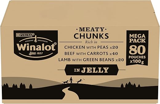 Winalot Perfect Portions Dog Food Mixed in Jelly