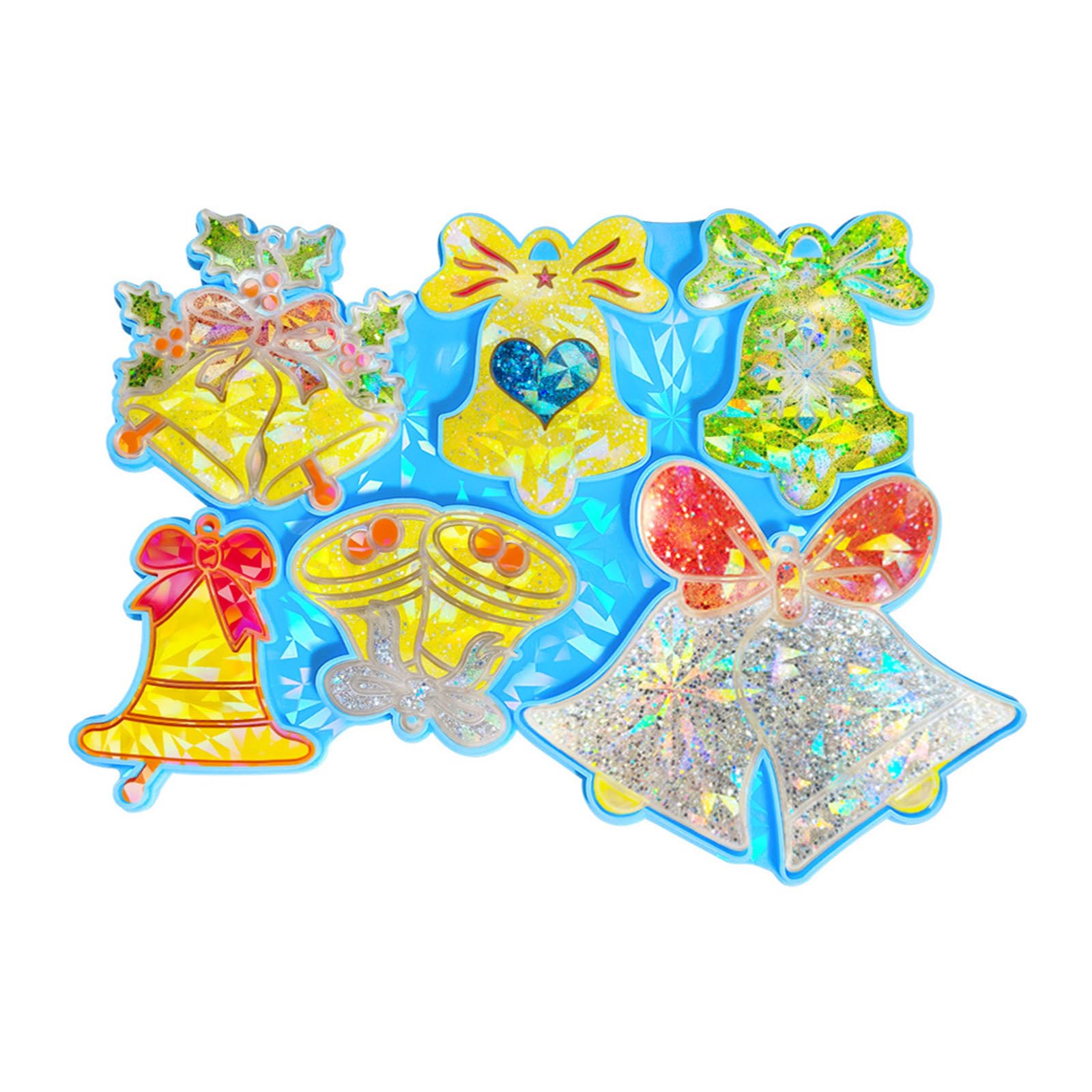 Luce e portachiavi in silicone stampo perforabile orecchini pendenti fatti a mano stampo San Valentino compleanno gioielli