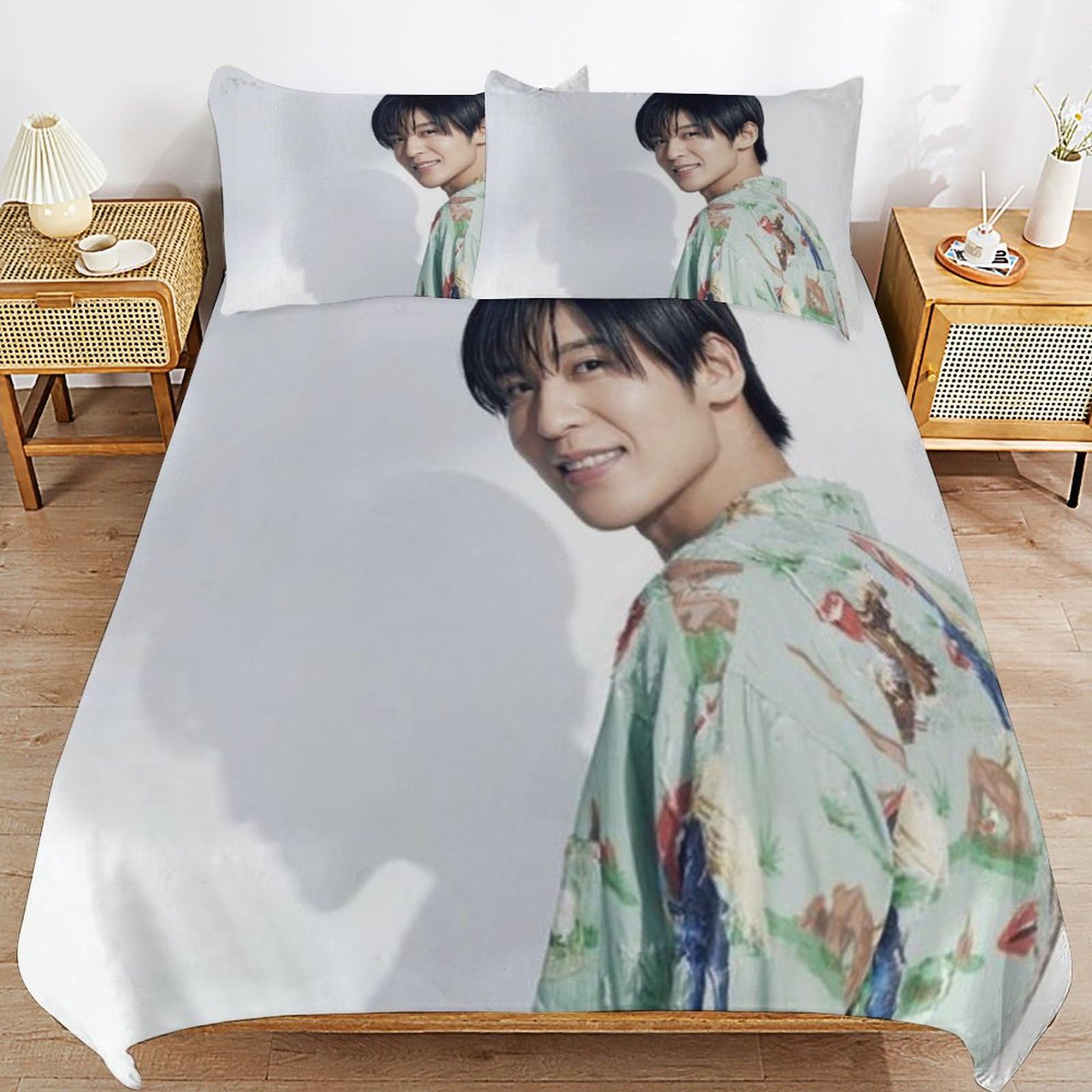 Amazon｜for 目黒蓮 布団セット 布団カバー 掛け布団カバー 3点セット