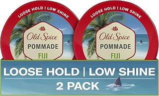 Fiji Pomade for Men, Loose Hold, Low Shine, Men's Hair Styling, 2.22 Oz Each, Twin Pack