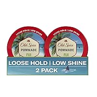 Vista 1 de Old Spice Fiji Pomade for Men, Loose Hold, Low Shine, Men's Hair Styling, 2.22 Oz Each, Twin Pack