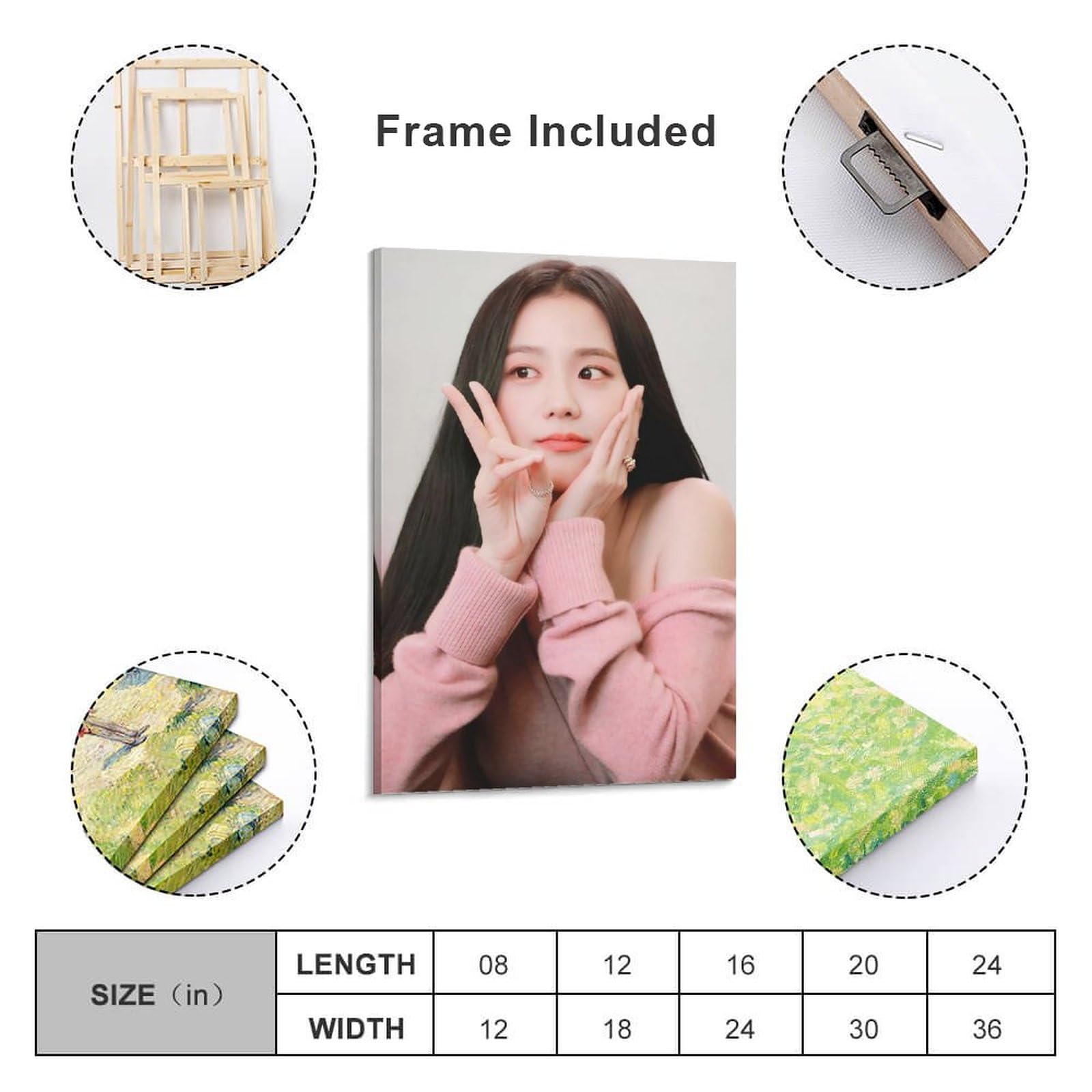 Amazon.co.jp: Blackpink Kim Ji Sooキム・ジス ポスター 韓流かわいい 