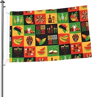 Color and Candle Seamless Chart Flag 2x3 Ft Double Sided Outdoor Decorative Flags Durable Home Patio Banner Flags Seasonal Yard Welcome Flag 2by3