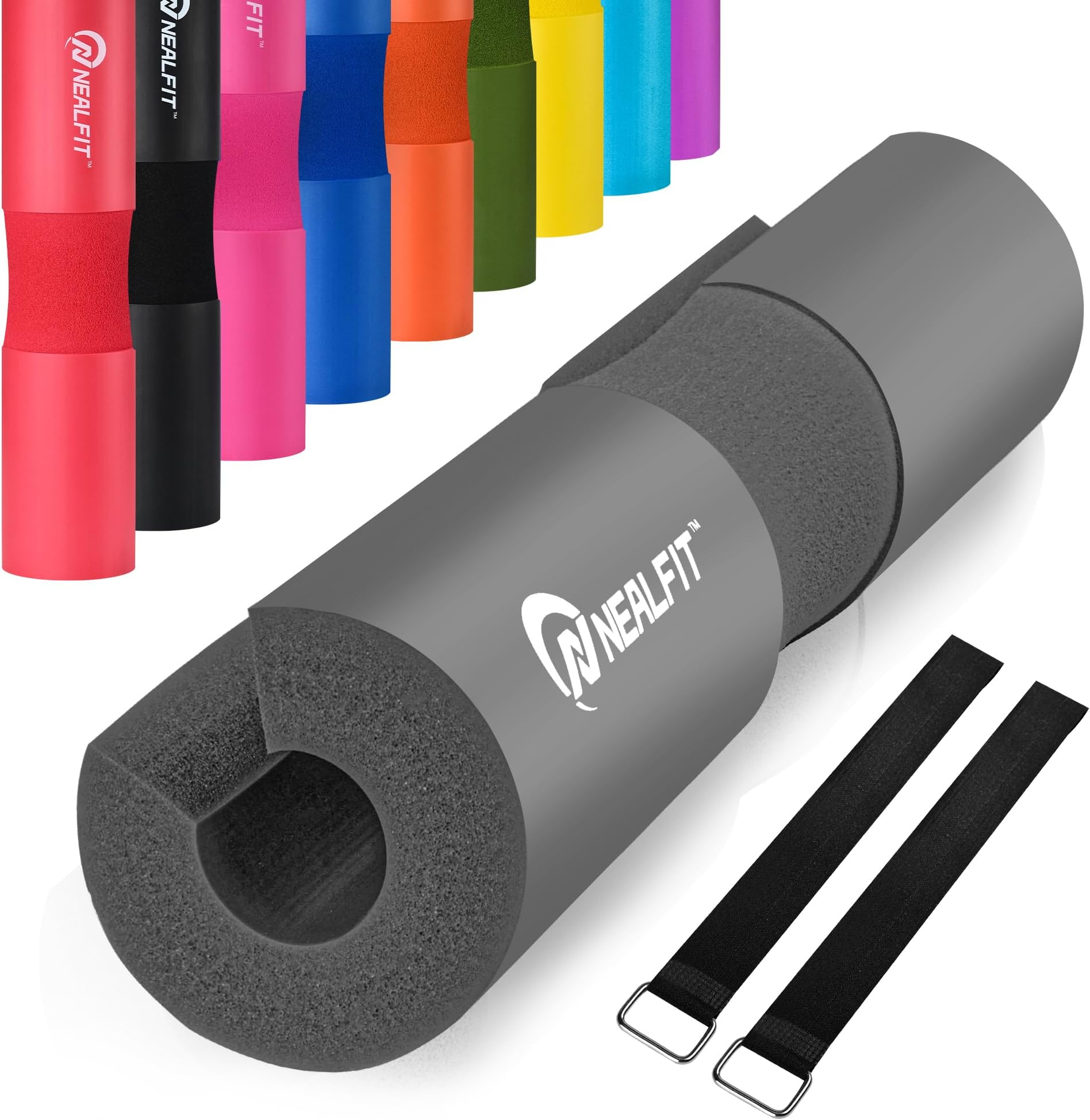 Barbell Pad Squat Pad for Squats—Squat Bar Pad—Great for Weightlifting,Lunges and Hip Thrusts—Foam Sponge Pad—Fit Standard and Olympic Bars Perfectly