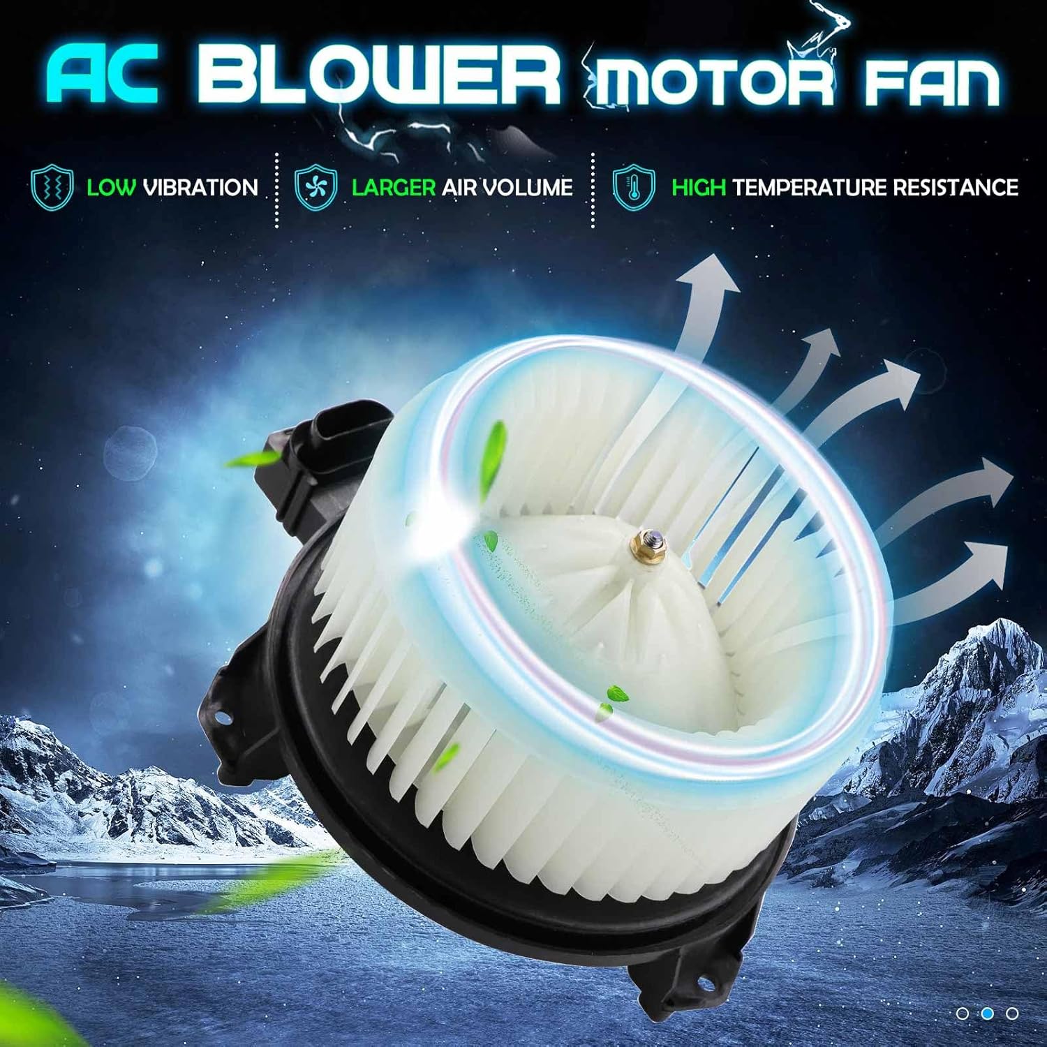 AC HVAC Blower Motor and Fan Assembly for 2009-2010 Pontiac Vibe, 2011-2016 Scion tC, 2008-2015 Scion xB, Toyota Corolla/Matrix/ RAV4 (w/Manual ONLY) Replaces 87103-02200 19184662A 700230
