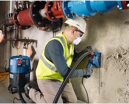 Bosch GA50DC 4-1/2 In. to 5 In. Small Angle Grinder Dust Collection Attachment