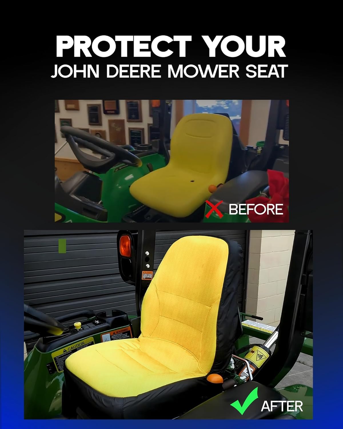 Housse De Siège Pour Tracteur Utilitaire Compact 45,7 Cm LP95233 Pour