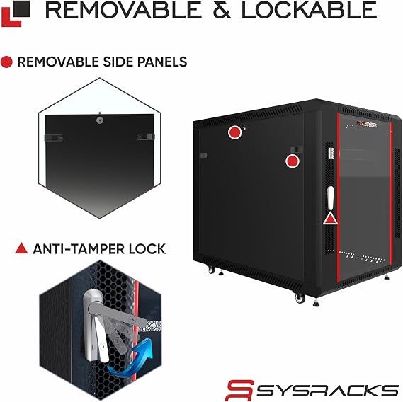 15U Server Rack Cabinet 35 Deep, Deployment-Ready Network Rack Enclosure with PDU, Fan & Shelf, Rolling IT Cabinet for Installers, AV Systems & Infrastructure