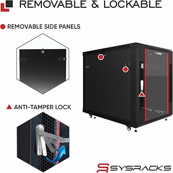 15U Server Rack Cabinet 35 Deep, Deployment-Ready Network Rack Enclosure with PDU, Fan & Shelf, Rolling IT Cabinet for Installers, AV Systems & Infrastructure