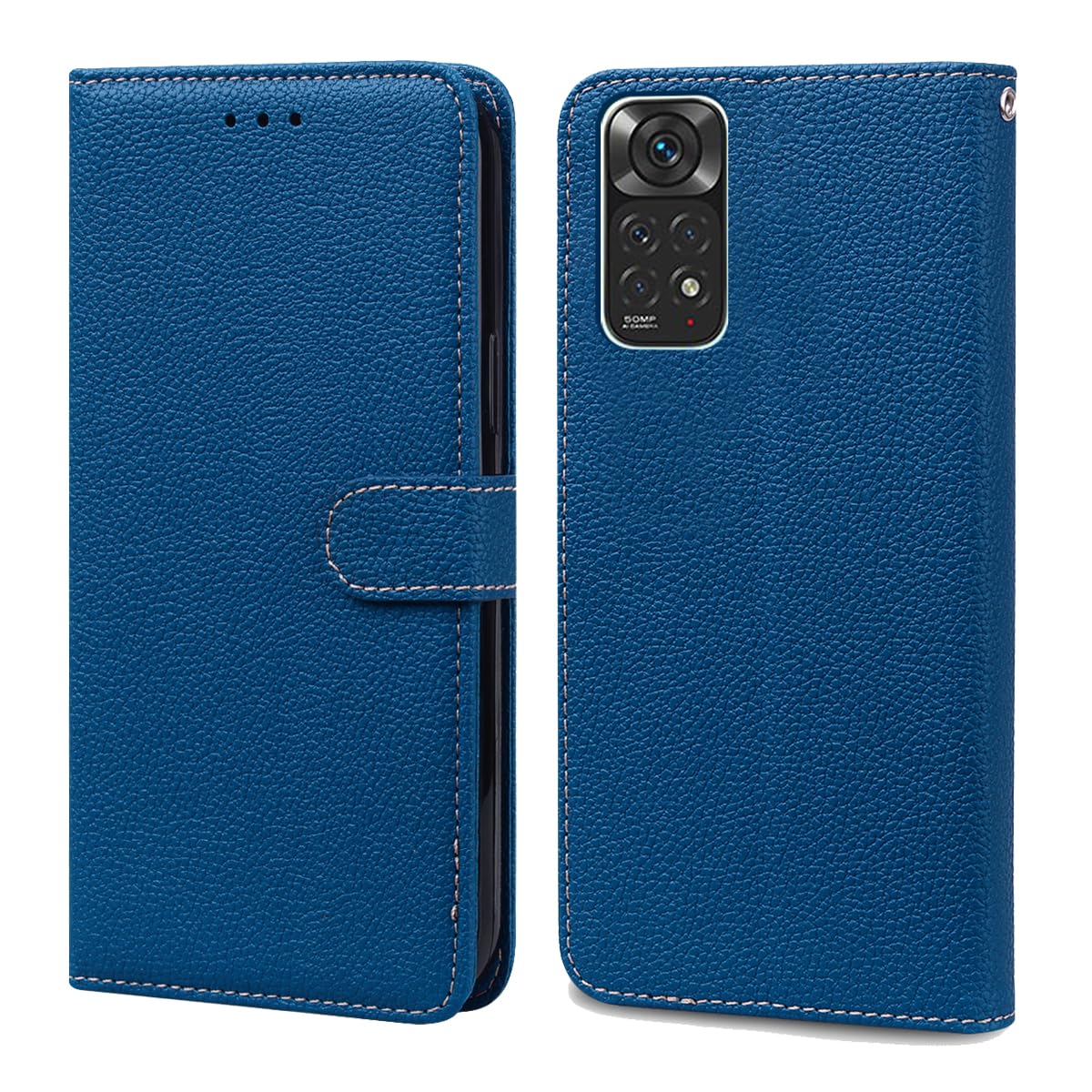 RfvzubemokCompatible with Redmi 10 4G / 10 2022 4G Flip Kickstand Cover,Compatible with Redmi 10 Prime 4G Wallet Magnetic Closure Case HJL