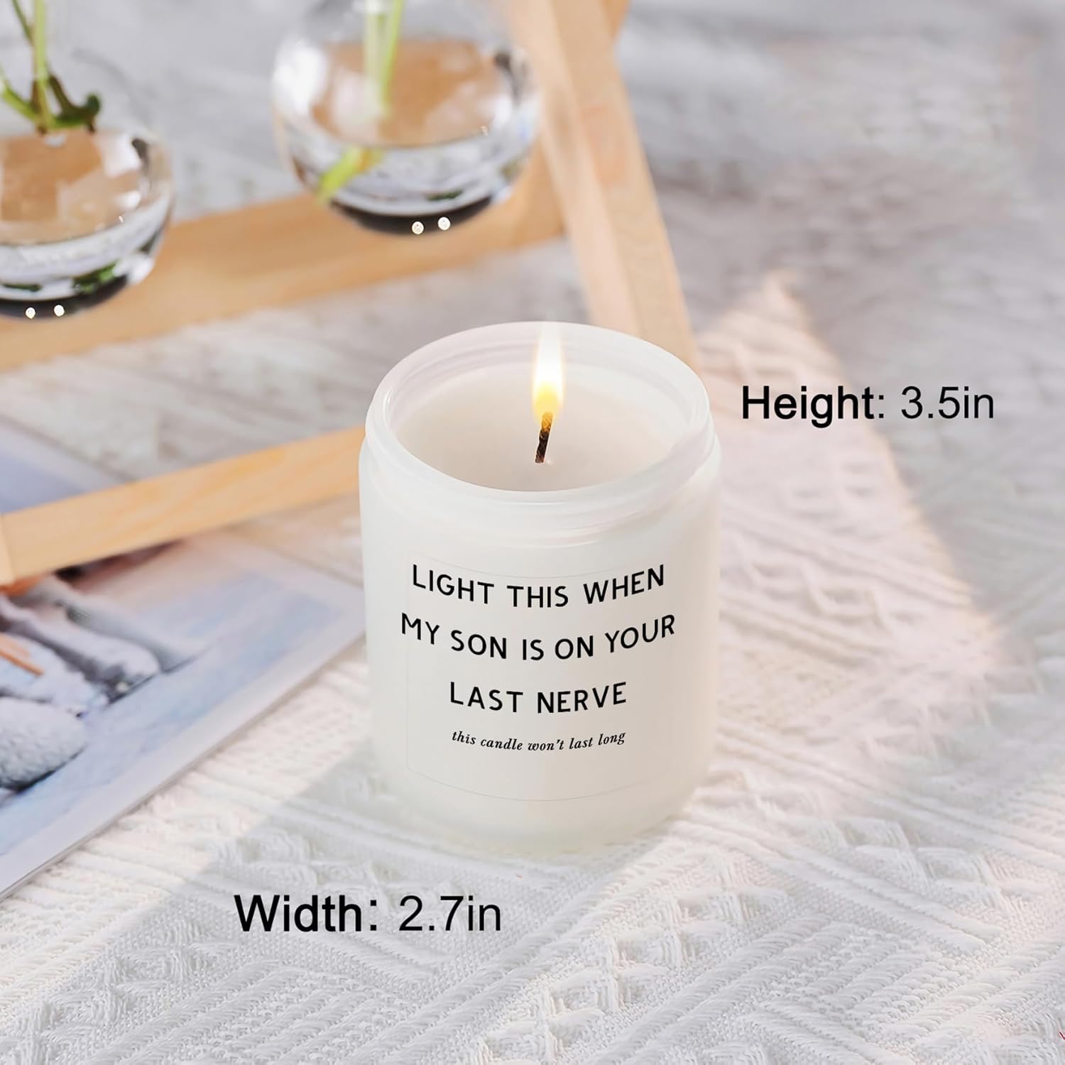 Daughter in Law Gifts - Best Birthday Christmas Mothers Day Gifts for Daughter in Law from Mother in Law or Father in Law - Funny Future DIL Sons Girlfriend Adult Candle Women Gift - Image 4